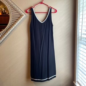 Black with gray trim.